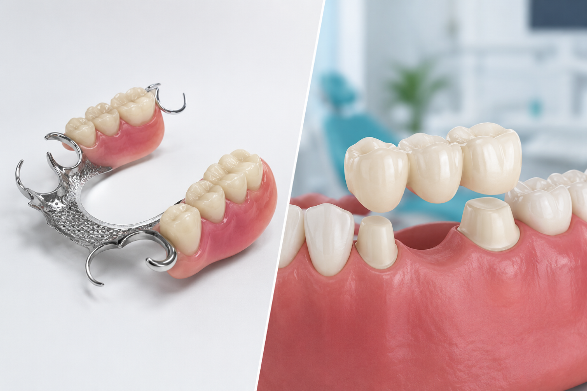 Partial Dentures vs Bridges for Missing Teeth
